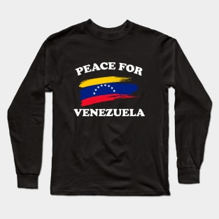 Peace for Venezuela Long Sleeve T-Shirt